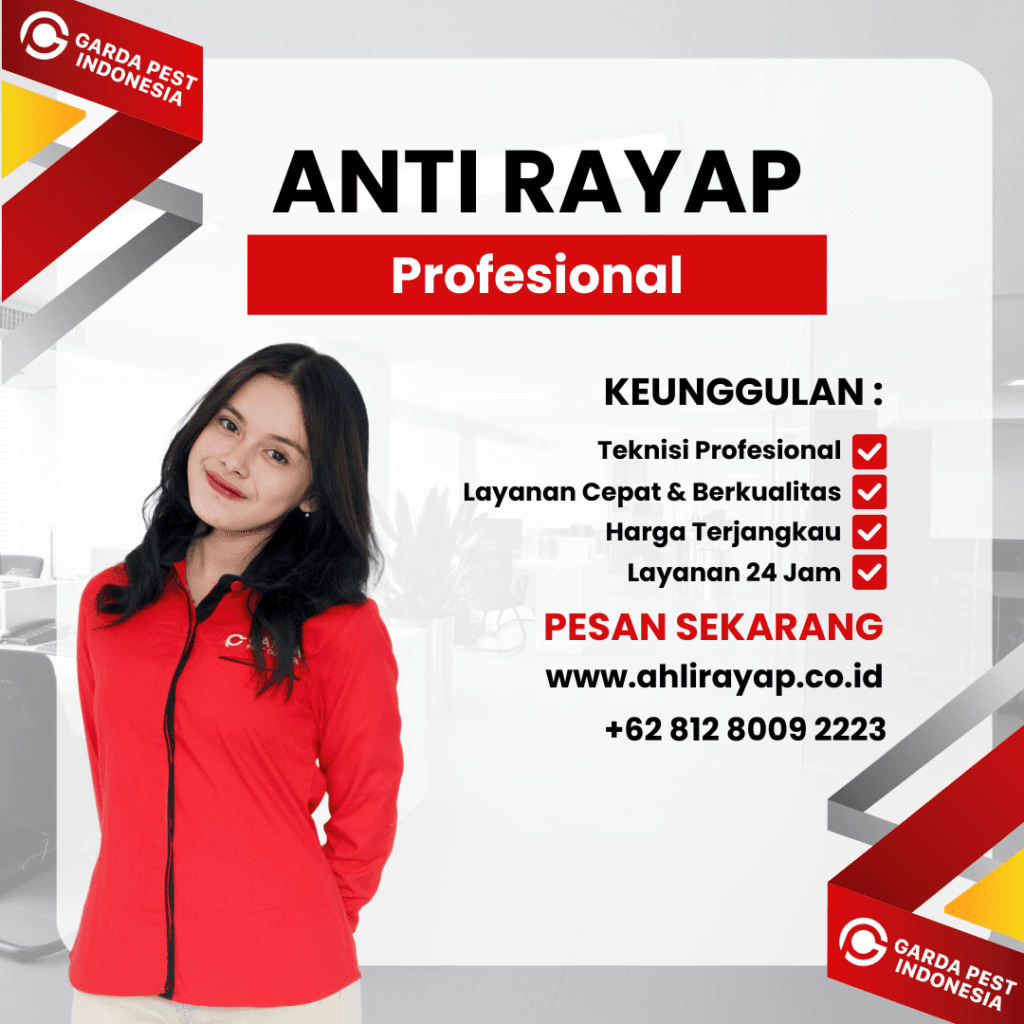 Jasa Anti Rayap di Cikarang Bekasi Cepat dan Bergaransi