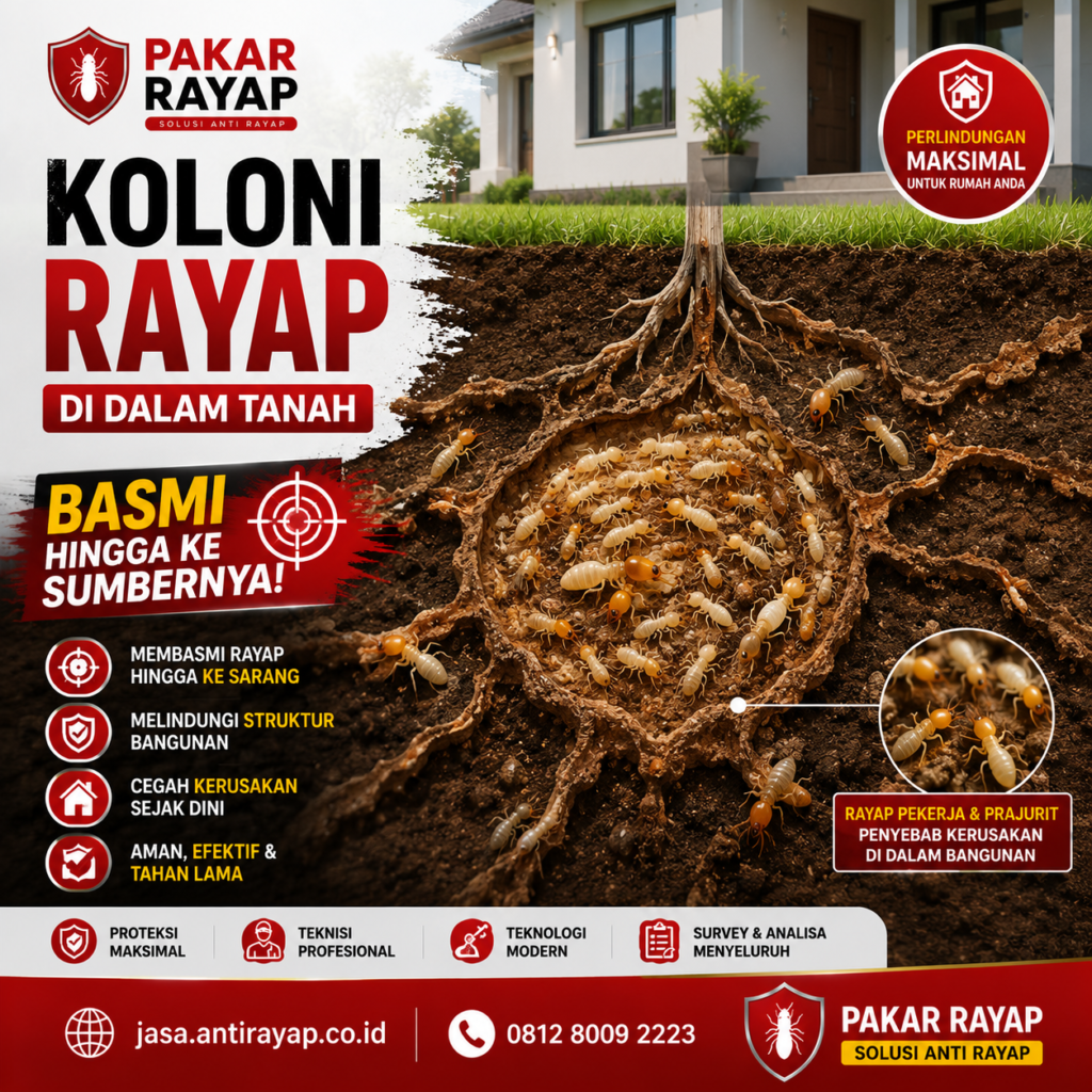 Jasa Anti Rayap Pasca Konstruksi Tasikmalaya