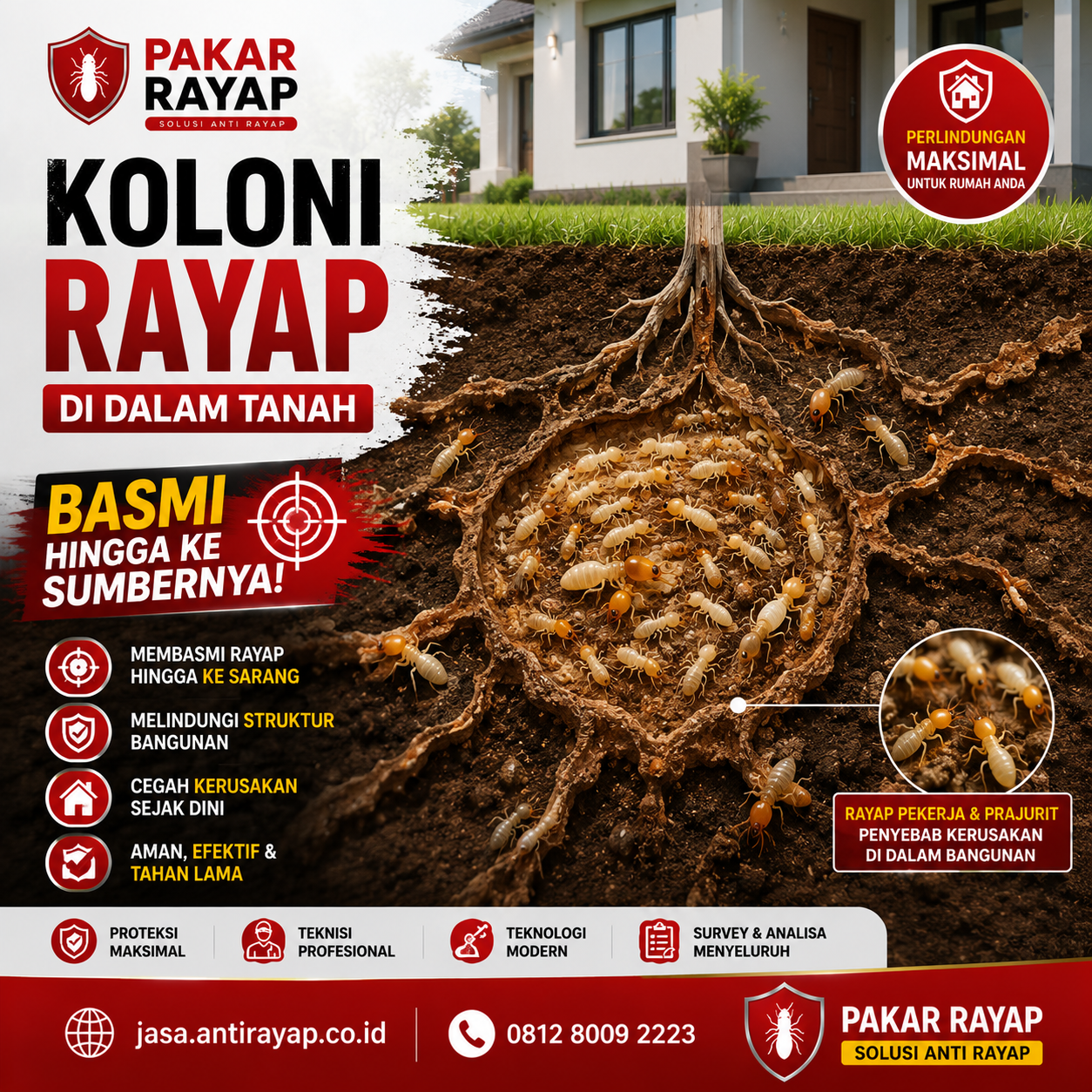 Jasa Anti Rayap Pra Konstruksi Tasikmalaya