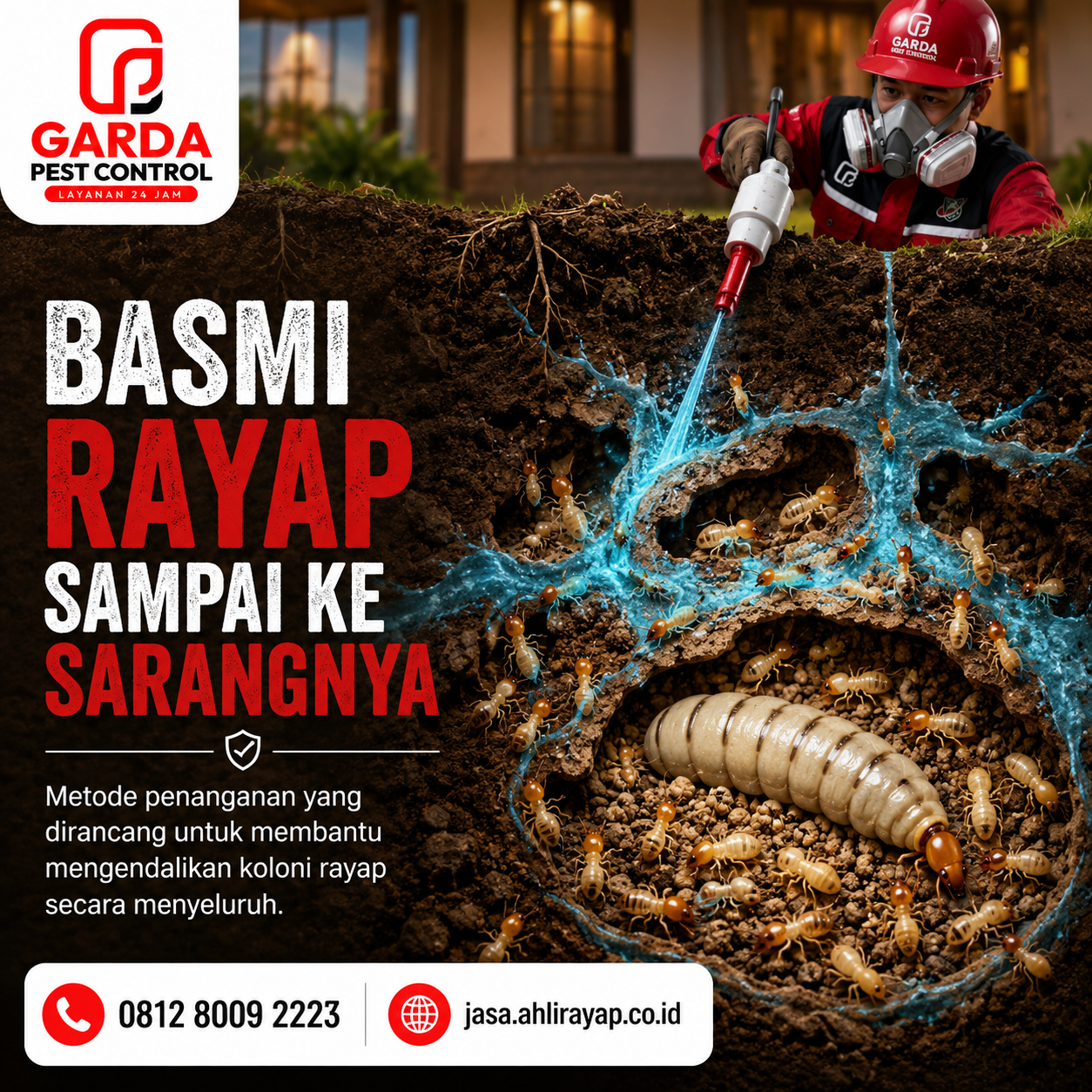 Jasa Basmi Rayap di Tasikmalaya: Solusi Tuntas & Garansi Aman!