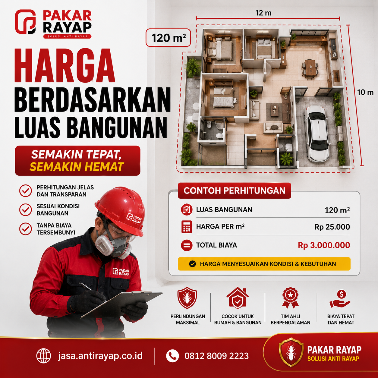 Harga Jasa Anti Rayap Tasikmalaya dan Kualitas Perlindungan Terbaik