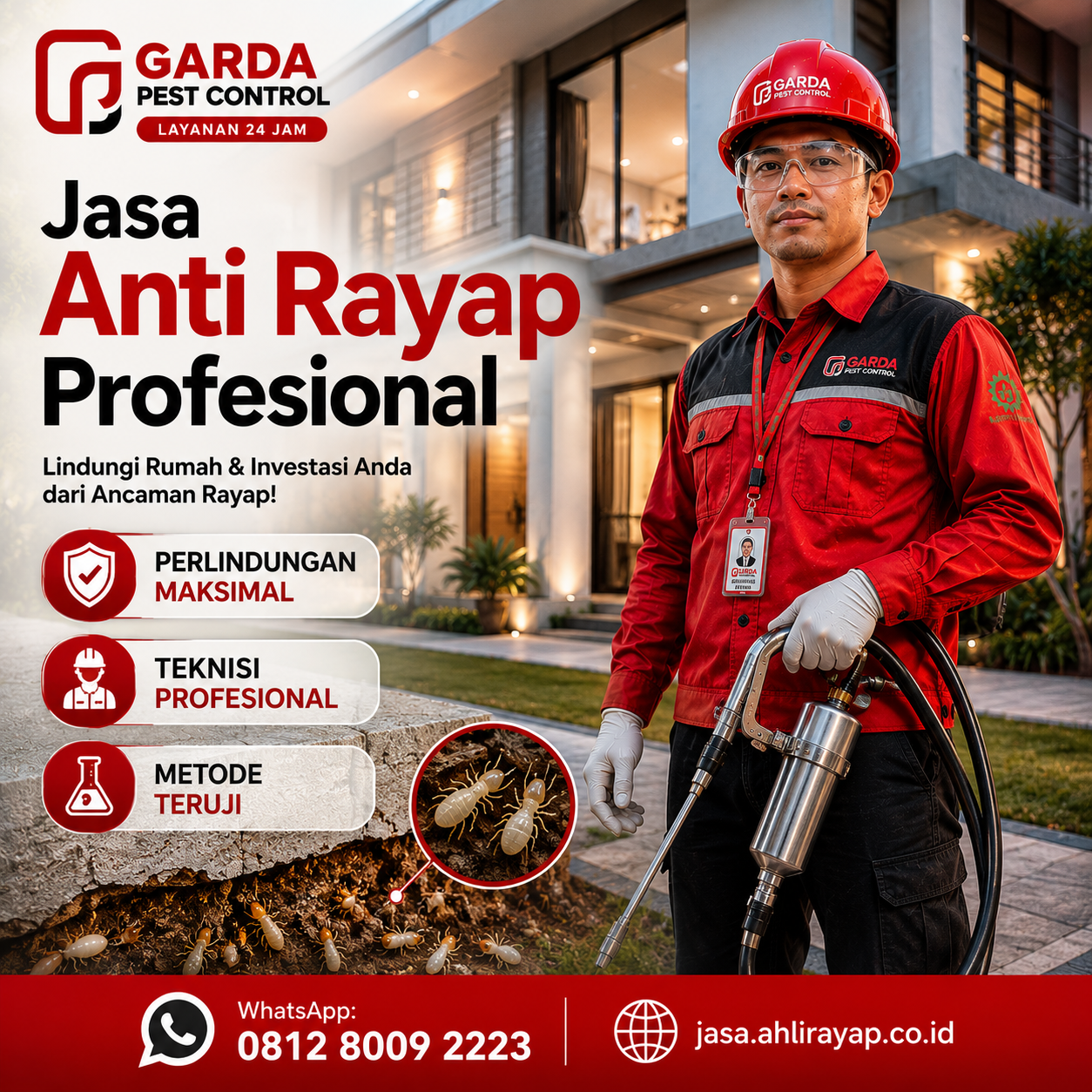 Jasa Pest Control Rayap Untuk Ruko dan Perkantoran Tasikmalaya: Proteksi Total Aset Properti Usaha