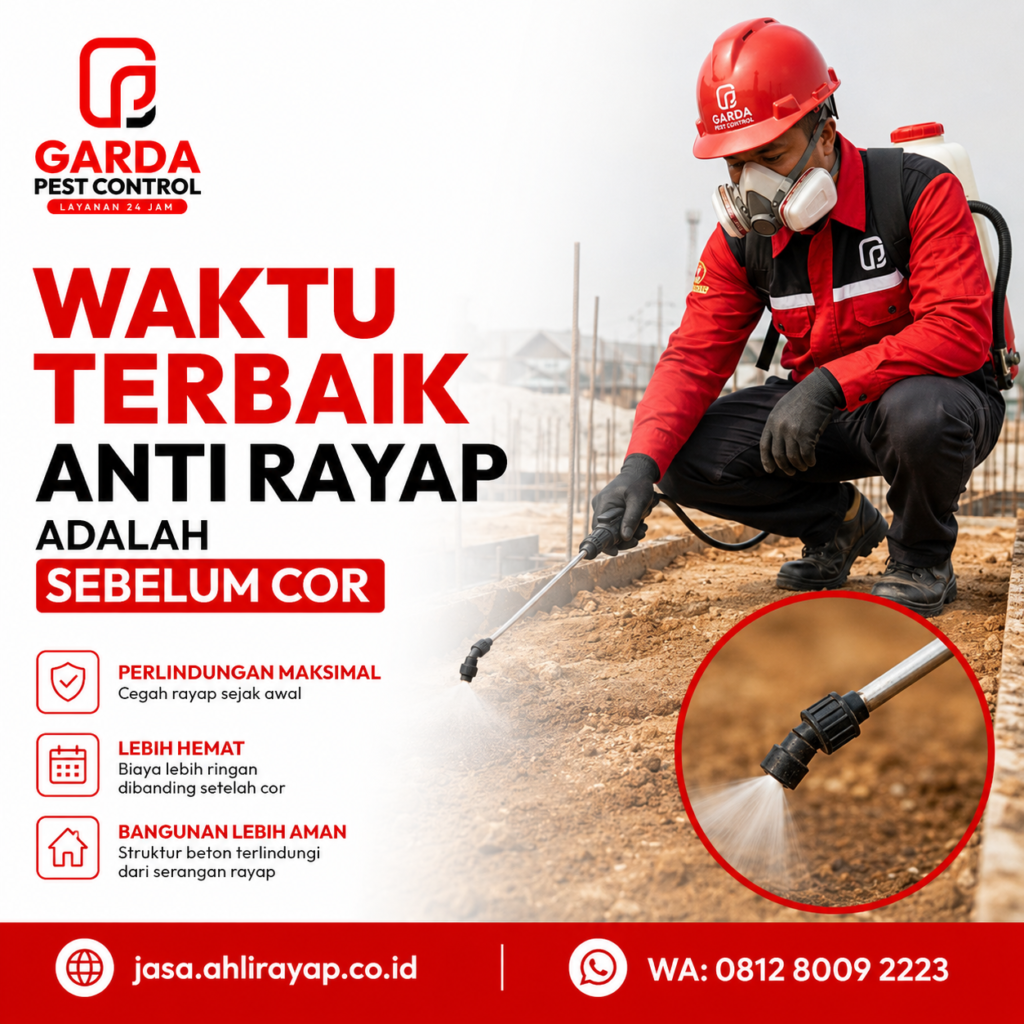 Jasa Anti Rayap Pra Konstruksi untuk Proyek Perumahan Tasikmalaya