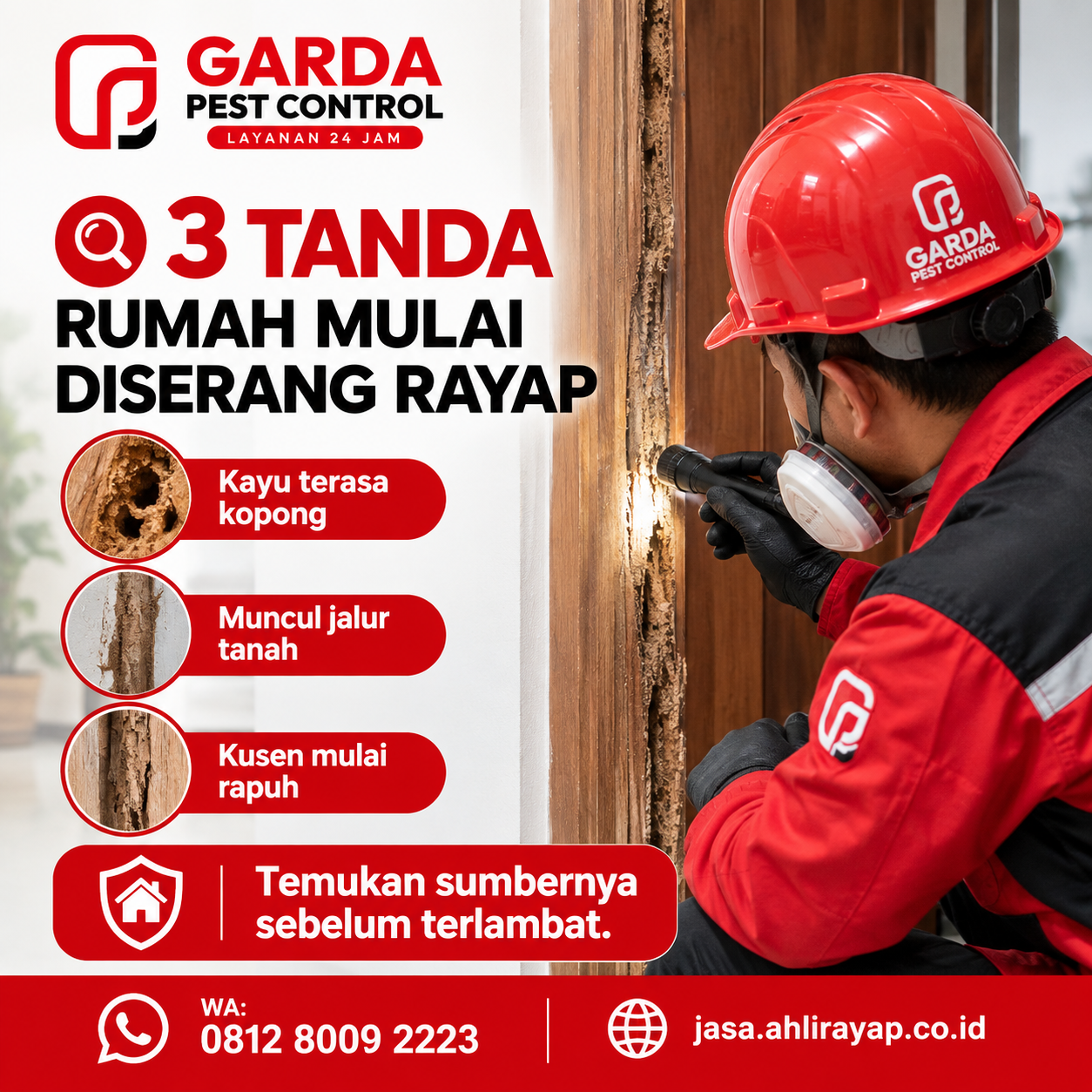 Ahlinya Jasa Anti Rayap Sistem Umpan di Bandung