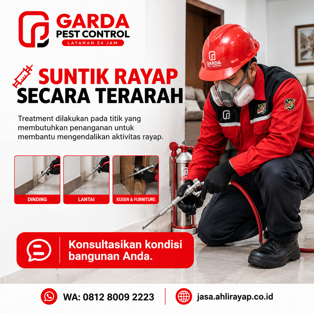 Anti Rayap Sistem Umpan di Jogja Profesional