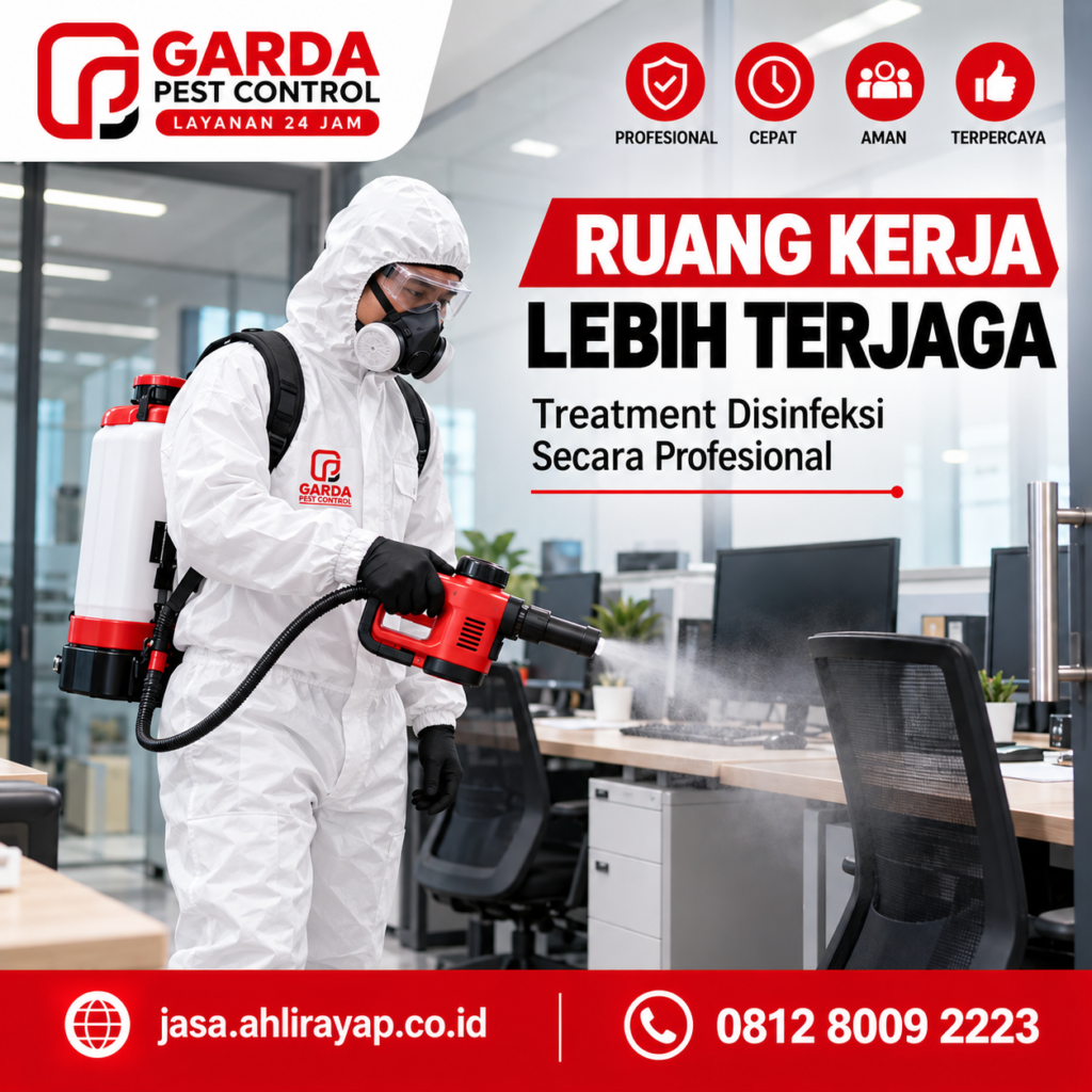 Layanan Jasa Sterilisasi Ruangan Kantor Tasikmalaya untuk Area Kerja Sehat
